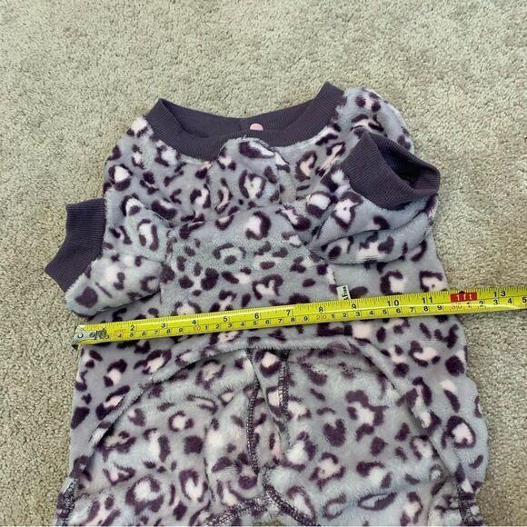 BARKLEY & Finn small breed dog purple fleece pyjamas Sz M/L - Picture 5 of 7